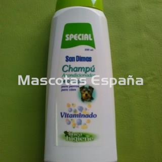 SAN DIMAS Champú Acondicionador Pelo Negro 250ml - Imagen 1